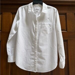 EUC Women’s White Vineyard Vines 100% Cotton Blouse L